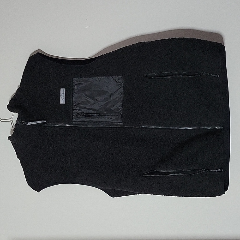 Simply Southern Men's Fleece Vest Black